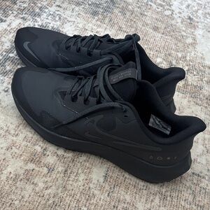 Nike Men's Triple Black Sneakers Pegasus Shield 🛡️